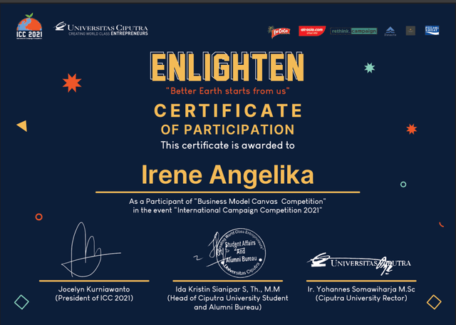 Certificate Enlighten